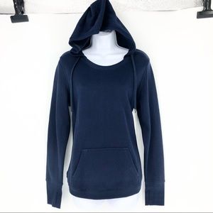 Tek Gear Medium Navy Thumb Hole Pullover Hoodie